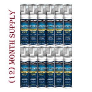 KIRKLAND MINOXIDIL 5% FOAM Hair Regrowth Treatment 12 Month Supply Men Hair Regr